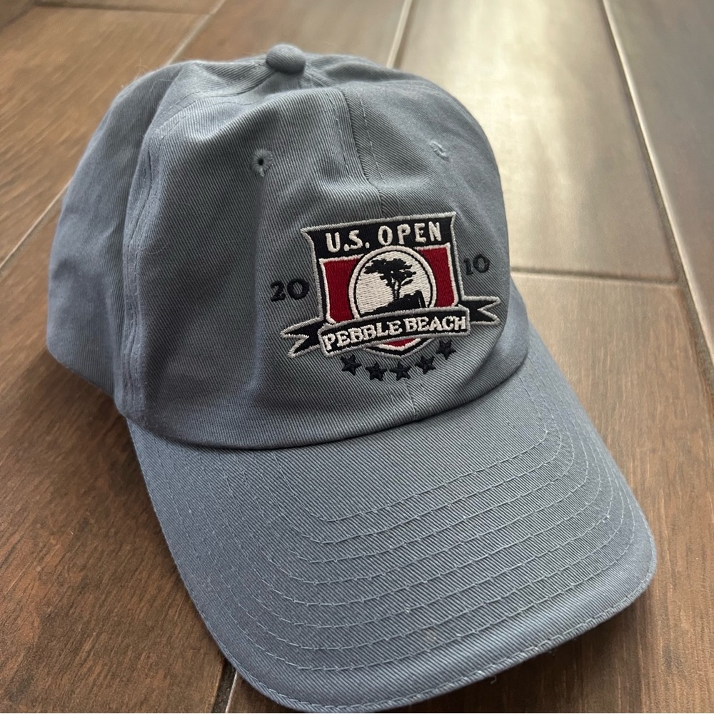 US Open Pebble Beach 2010 Hat Mens One Size Gray Strapback Cap USGA Member
